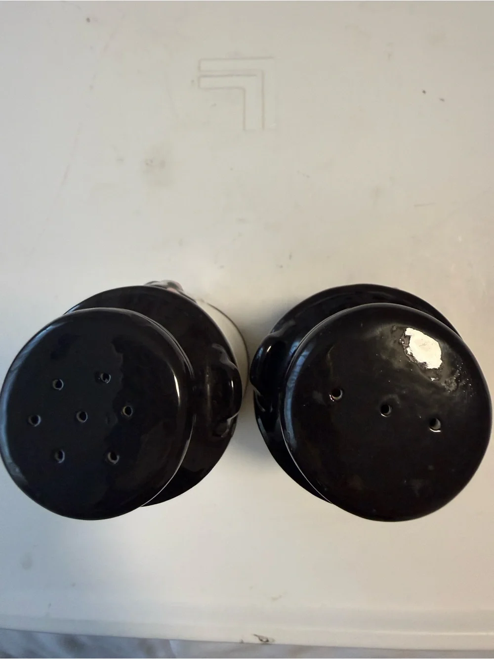 Vintage signed ETTY  solvang, CA Holstein cow salt & pepper shaker set